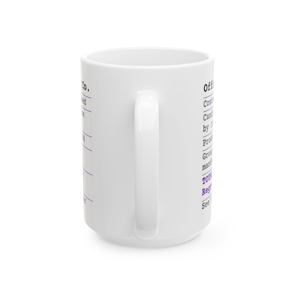 Funny Halloween Coffee Mug Office Party Receipt For Coworkers