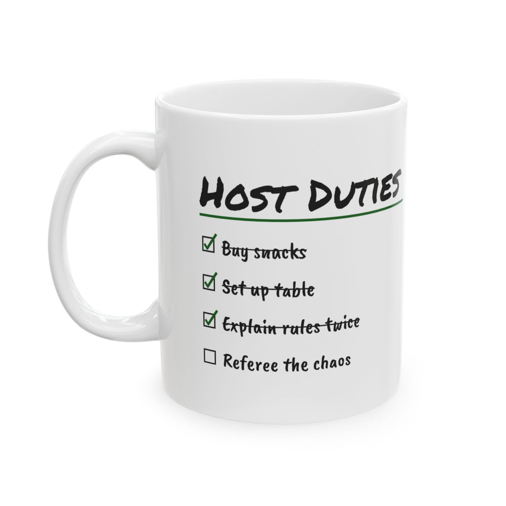 Funny Board Game Coffee Mug Buy Snacks Referee The Chaos