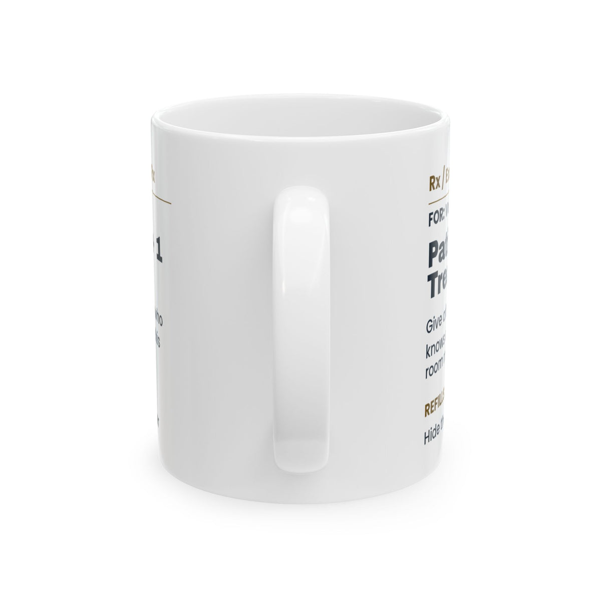 Funny Veterinarian Coffee Mug Patience Prescription For Vets