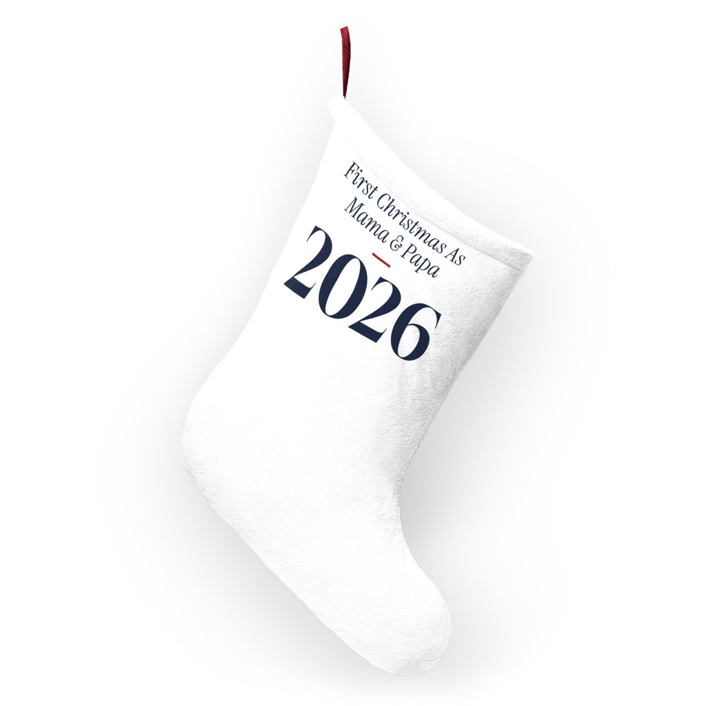 Christmas Stocking First Christmas As Mama And Papa 2026