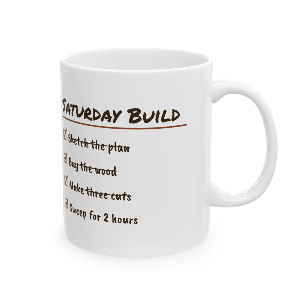 Funny Woodworking Coffee Mug Sketch The Plan Sweep For Two Hours