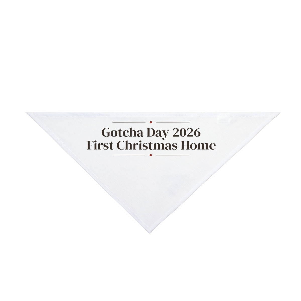 Rescue Dog Christmas Dog Bandana Gotcha Day 2026 First Christmas Home