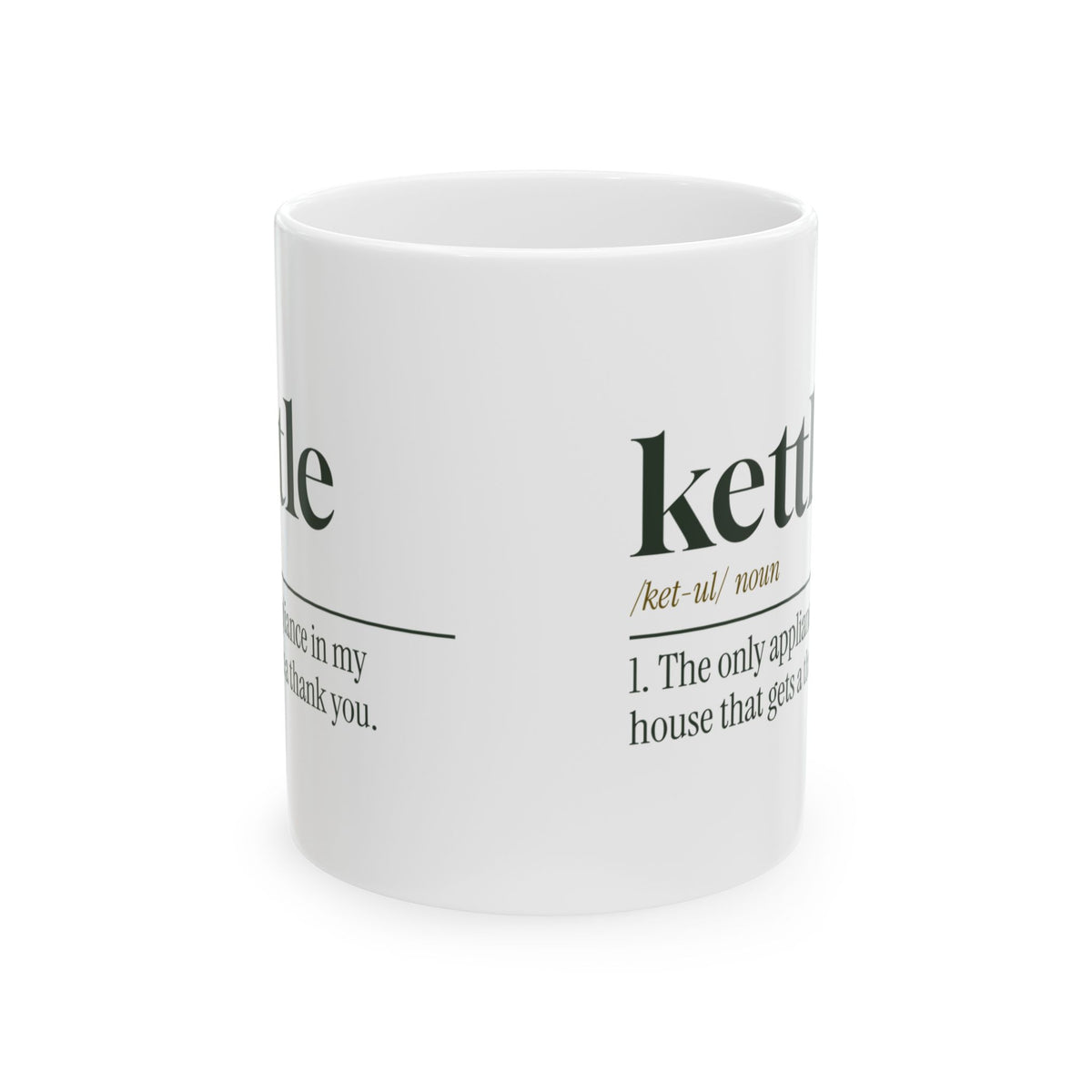 Funny Tea Lover Mug Kettle Definition For Tea Drinkers