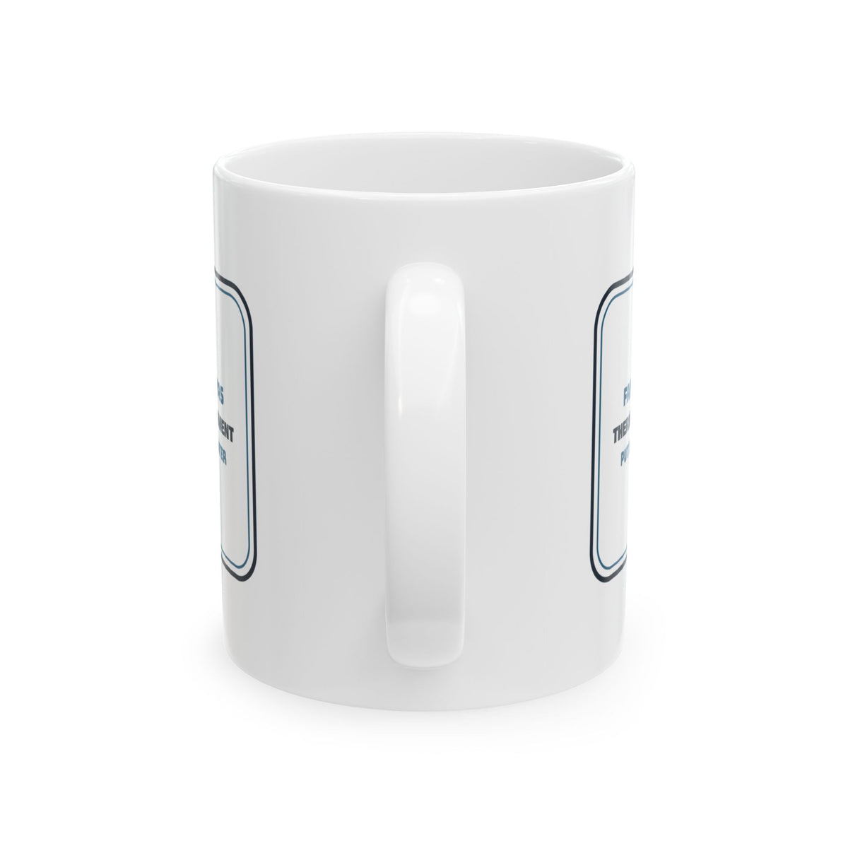 Funny Christmas Coffee Mug Thermostat Enforcement For Family