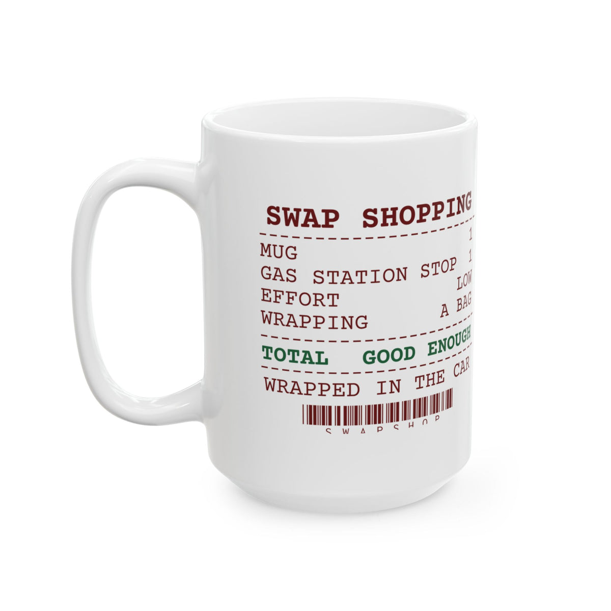 Funny White Elephant Coffee Mug Gas Station Find Wrapped In The Car