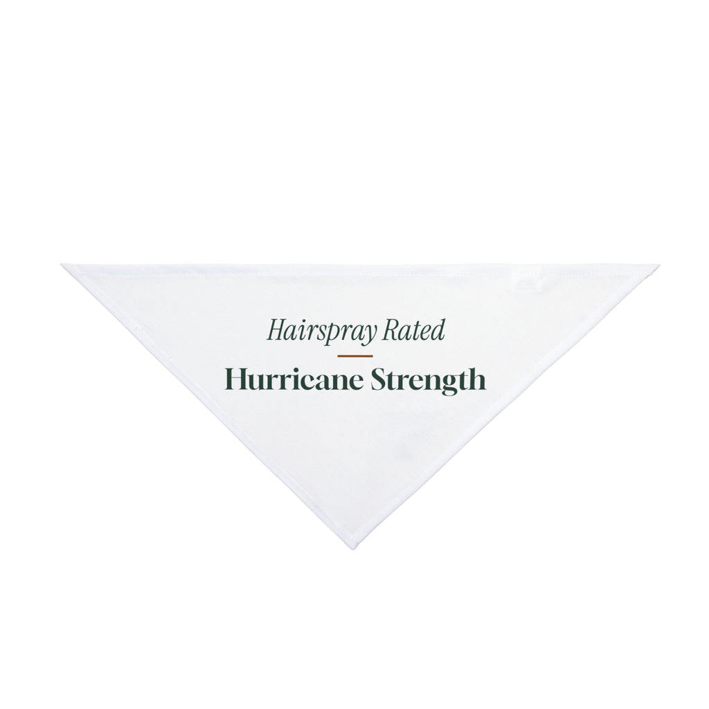 Funny Dance Mom Dog Bandana Hairspray Rated Hurricane Strength