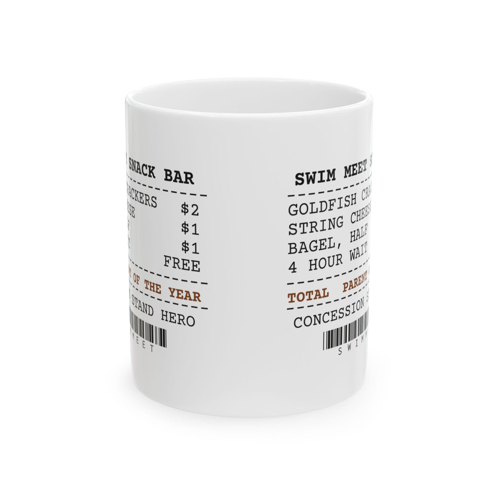Swim Meet Snack Bar Coffee Mug For Parents