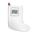 Funny Christmas Stocking Fridge Is Full Drinks In The Garage For