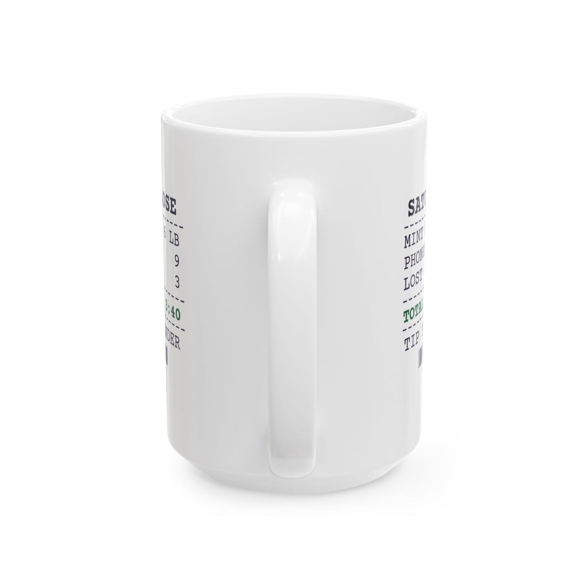 Funny Bartender Coffee Mug Mint Muddled 6 Pounds Home By 3:40