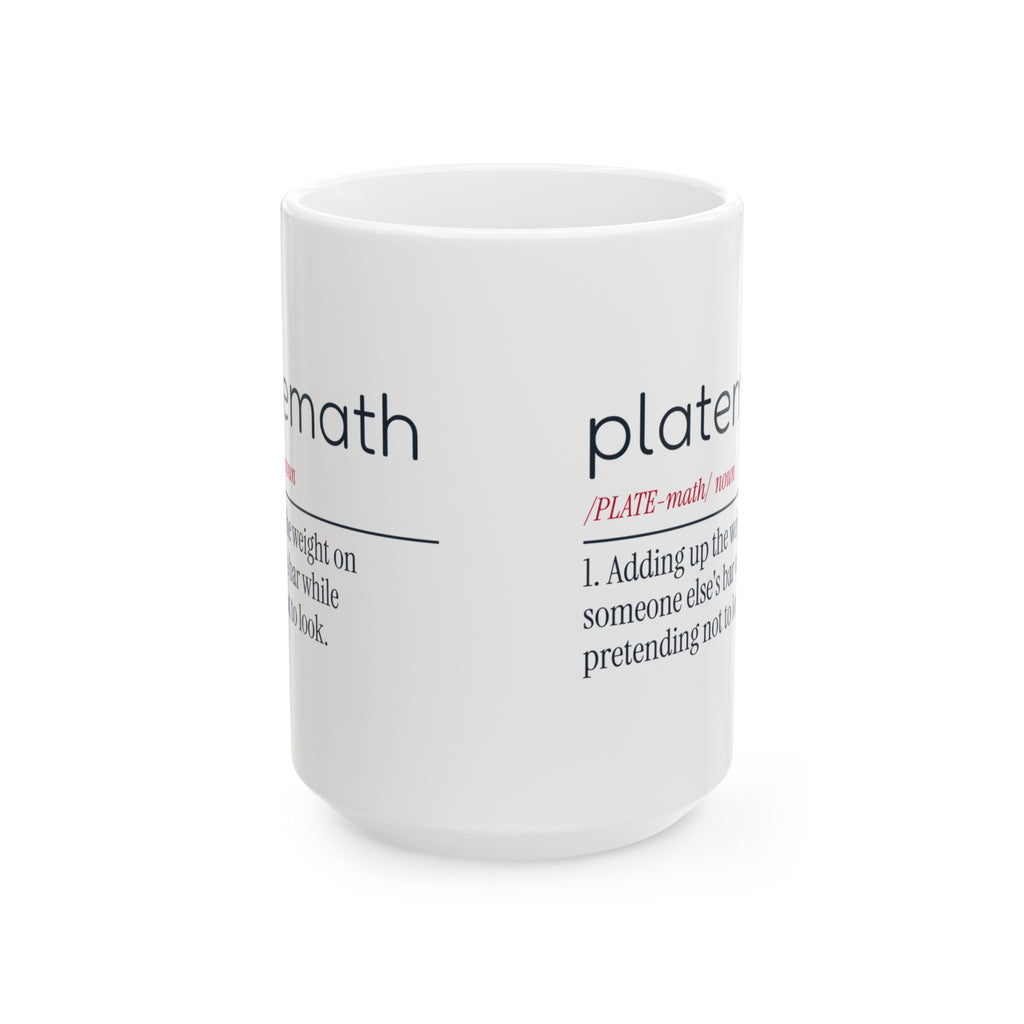Funny Weightlifting Coffee Mug Platemath Definition For Lifters