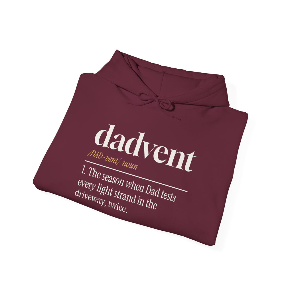 Funny Christmas Dad Hoodie Dadvent Dictionary Definition