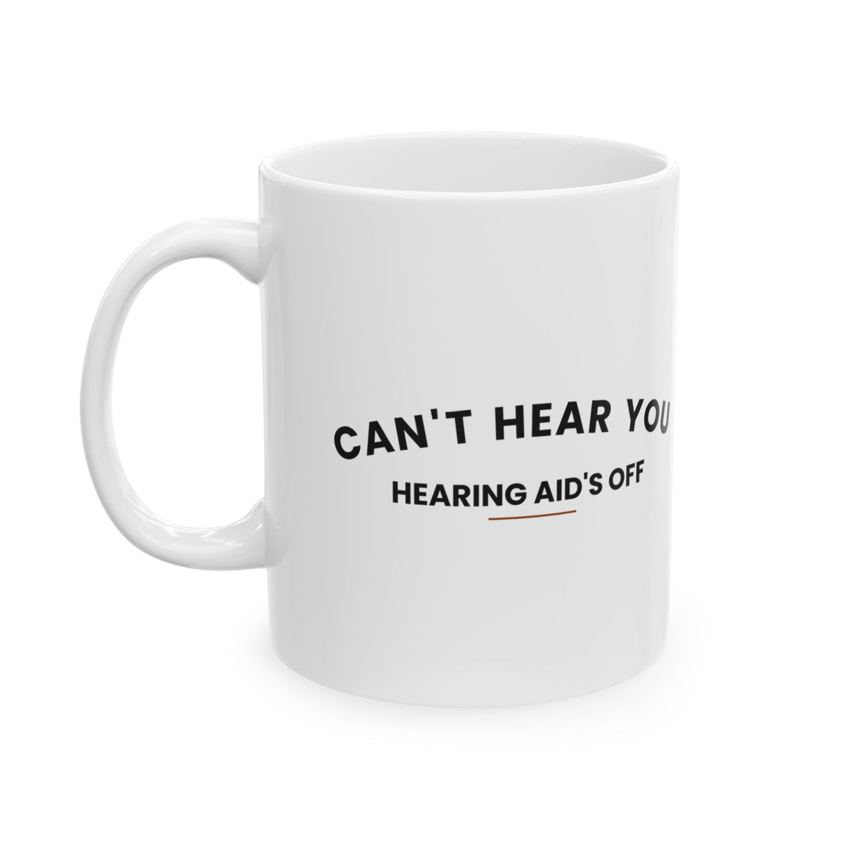 Funny Grandpa Coffee Mug Hearing Aid Off For Grandpa