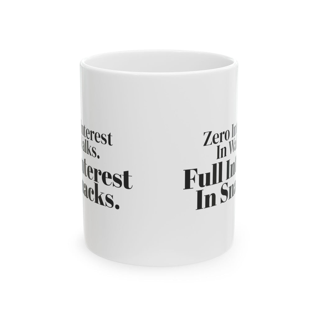 Funny Frenchie Coffee Mug Zero Interest In Walks
