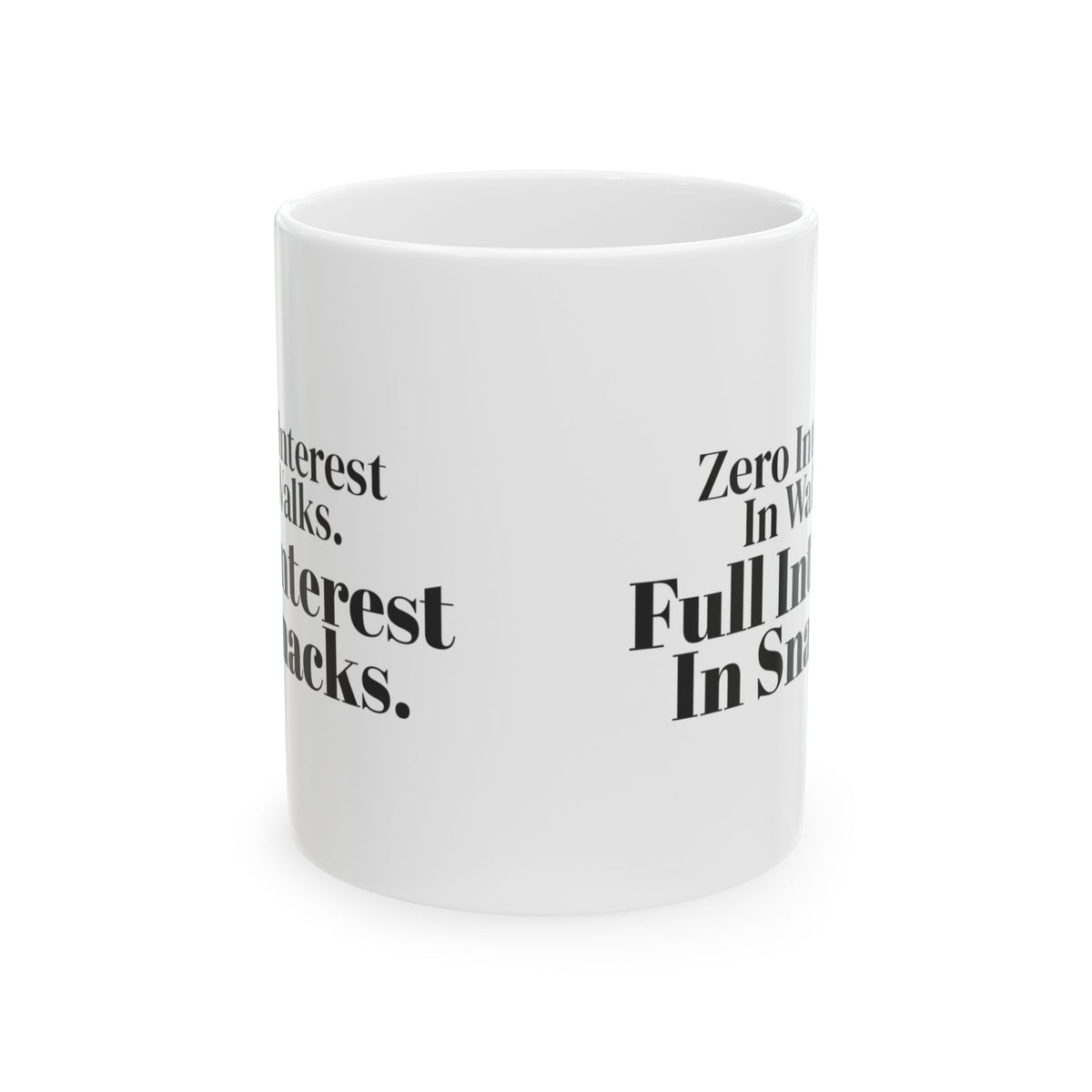 Funny Frenchie Coffee Mug Zero Interest In Walks