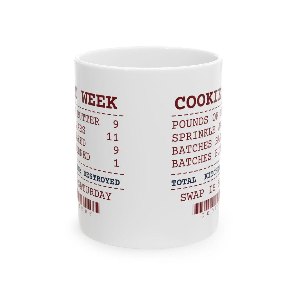 Funny Christmas Baking Coffee Mug Cookie Week Receipt For Bakers