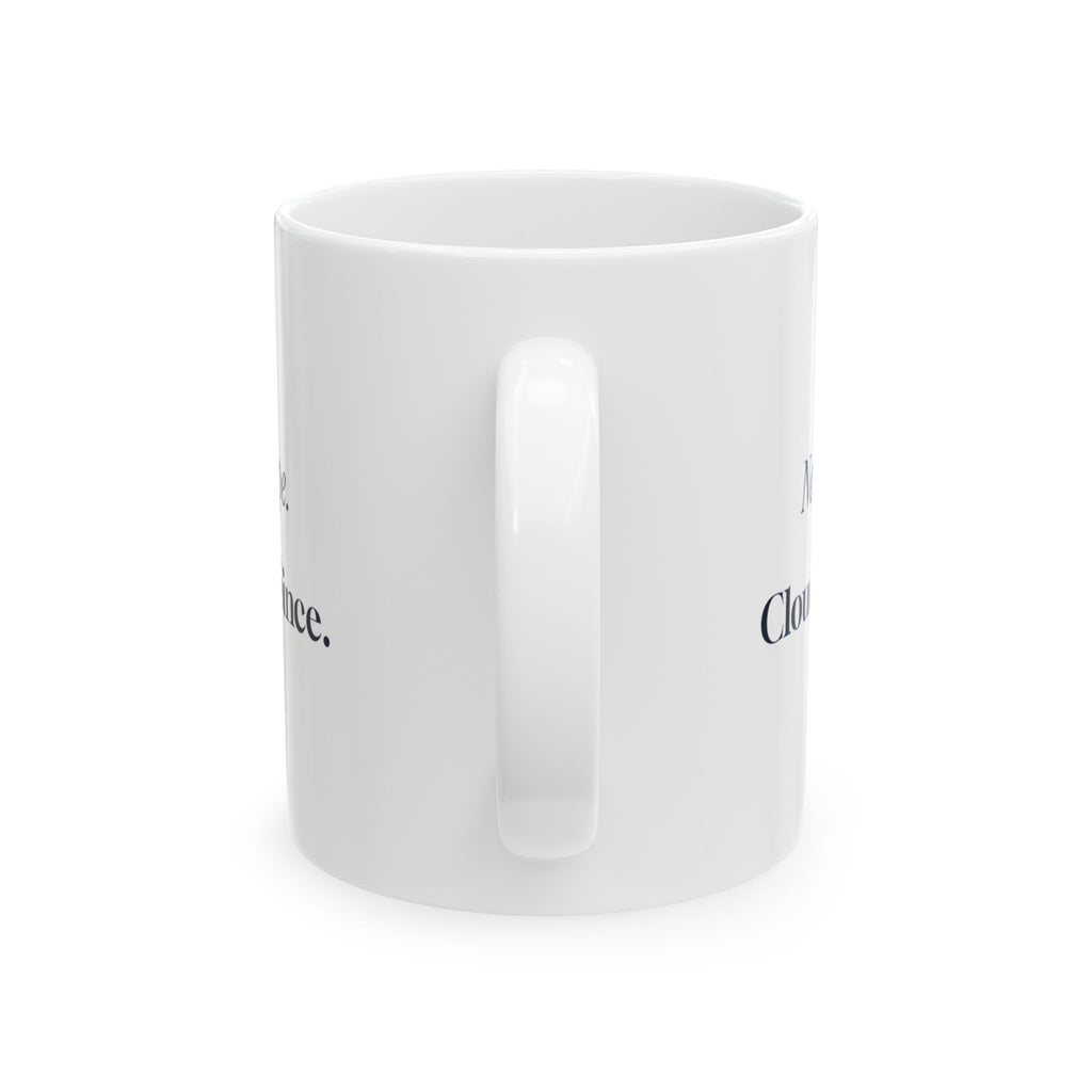 Funny Telescope Coffee Mug Cloudy Ever Since For Amateur Astronomers