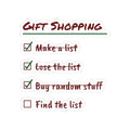 Funny Christmas Shopping Sticker Lose The List Find It December 26