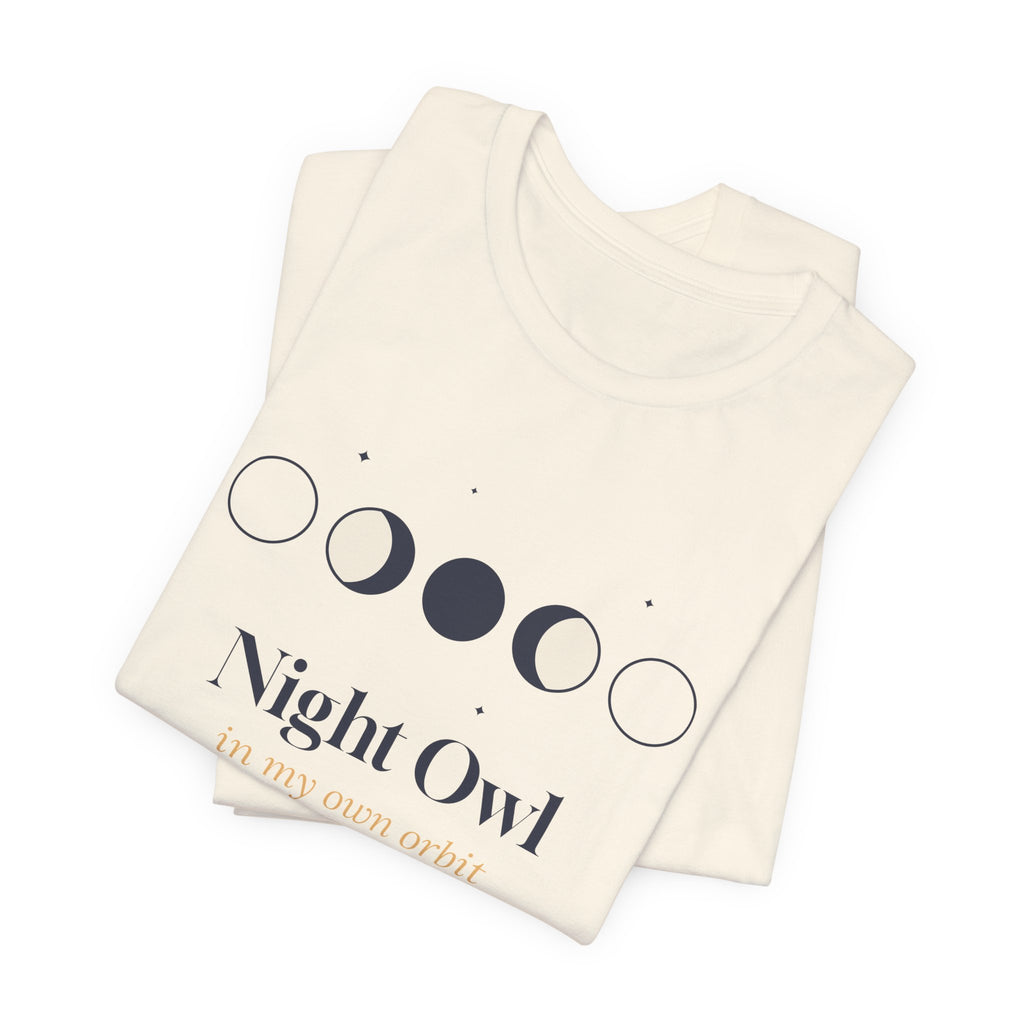 Night Owl Shirt In My Own Orbit Moon Phases