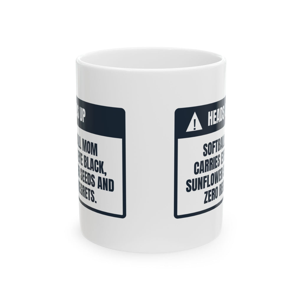 Funny Softball Mom Coffee Mug Eye Black In My Purse For Moms