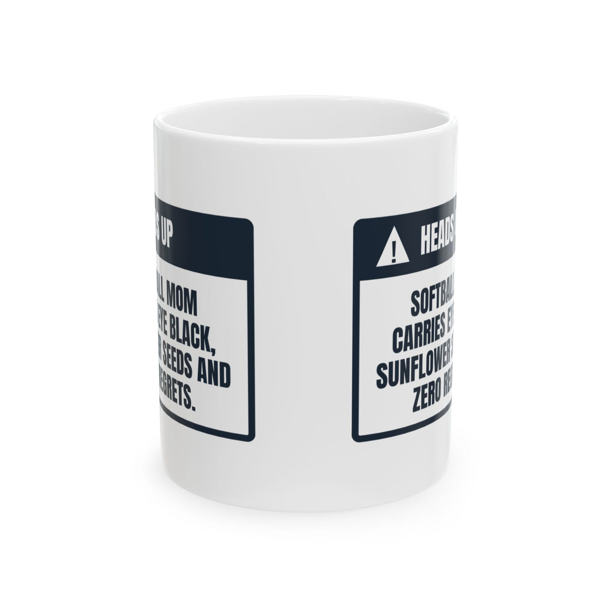 Funny Softball Mom Coffee Mug Eye Black In My Purse For Moms