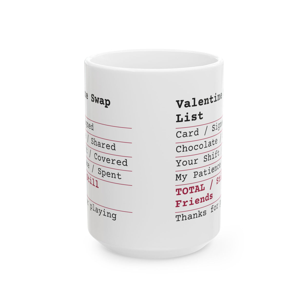 Funny Office Valentine Swap Coffee Mug For Coworkers