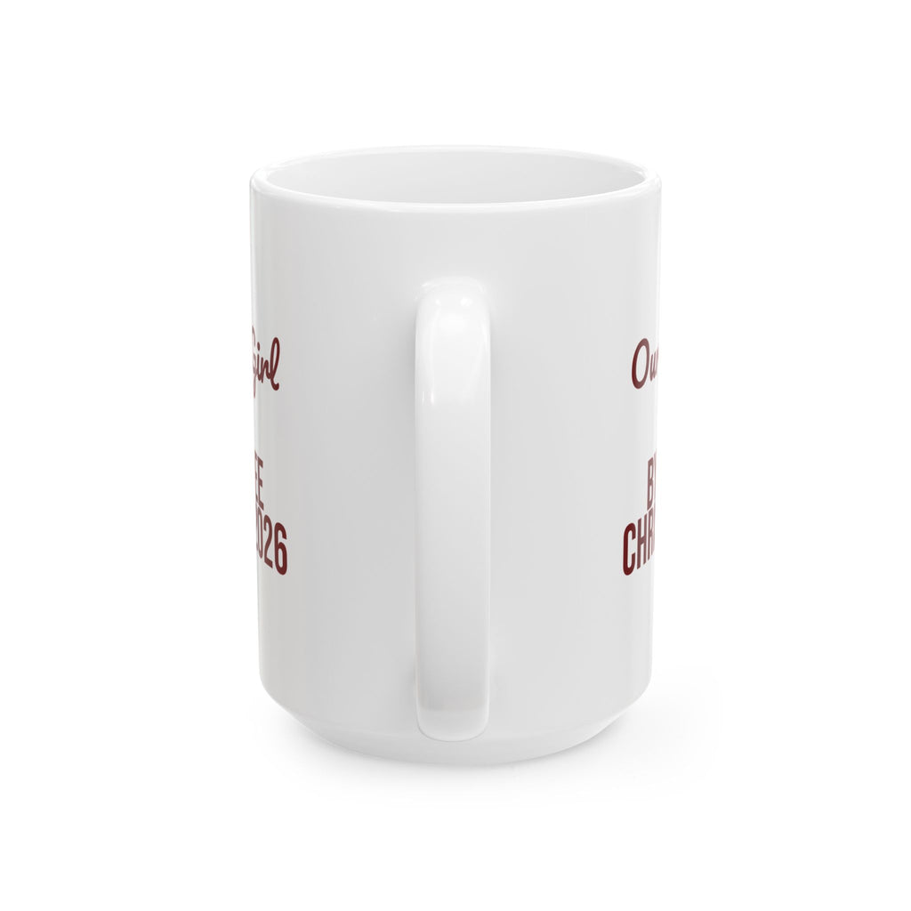 Christmas Coffee Mug Our Good Girl By The Tree 2026 For Dog Moms