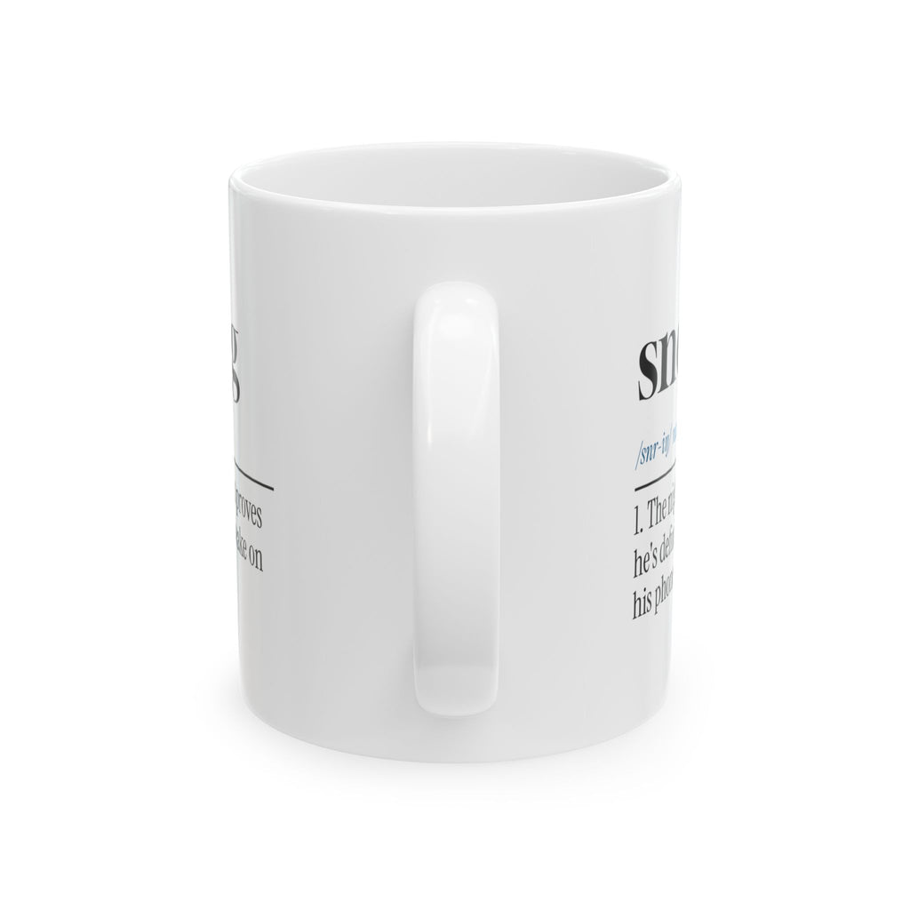 Funny Coffee Mug Definitely Not Awake For Husband