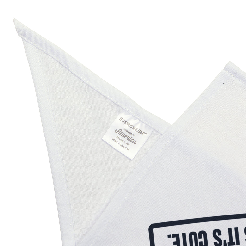Funny Dog Dad Warning Label Dog Bandana For Dog Owners