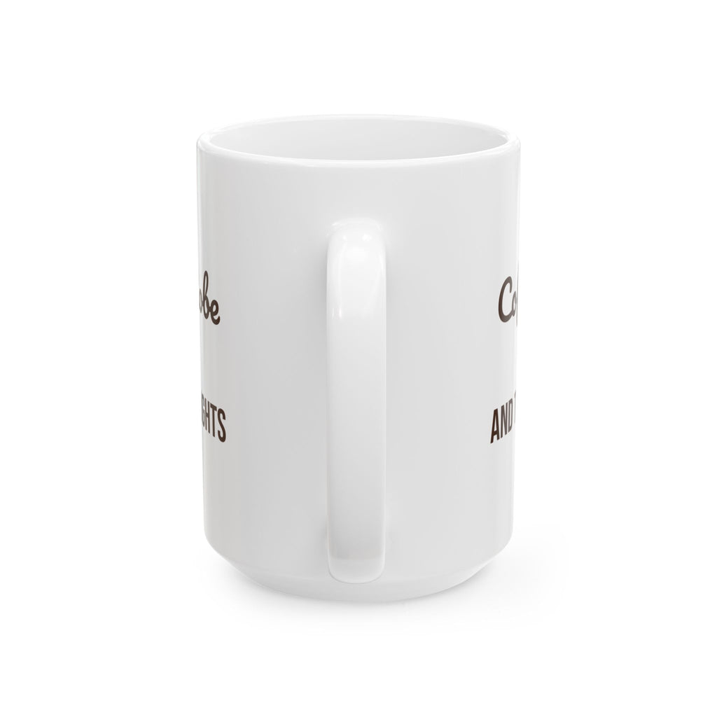 Christmas Morning Coffee Mug Coffee Robe And Twinkle Lights Cozy