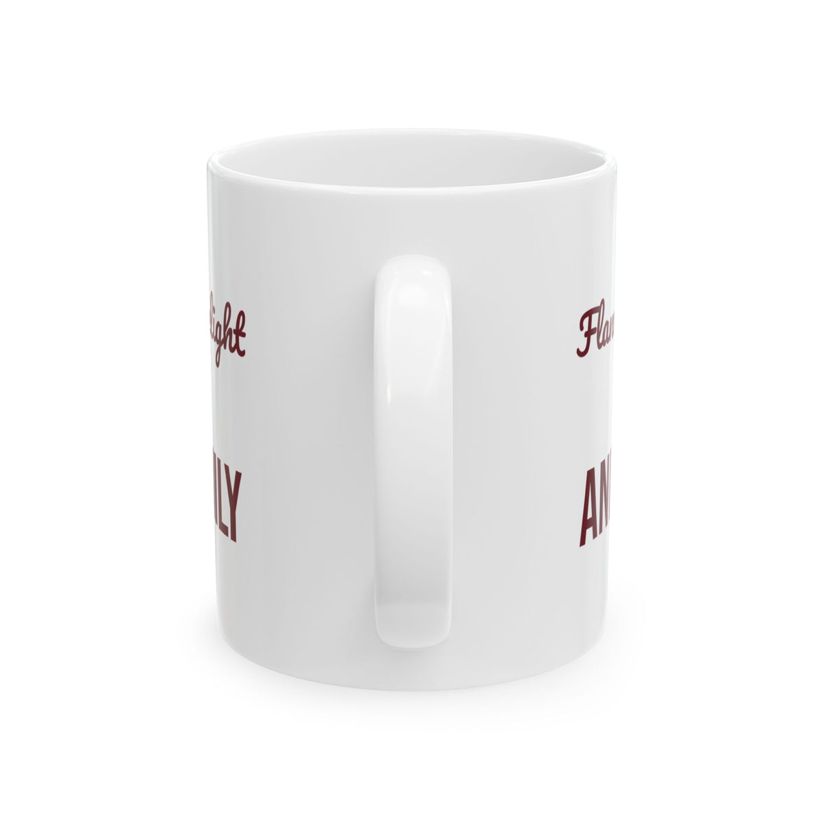 Cozy Christmas Coffee Mug Flannel Firelight And Family
