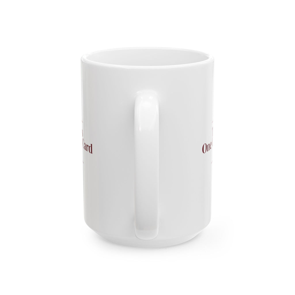 Christmas Coffee Mug Two Names One Christmas Card 2026 Newlyweds