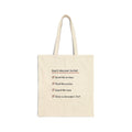 Funny Christmas Tote Bag Dog's Holiday Duties Checklist For Dog Owners