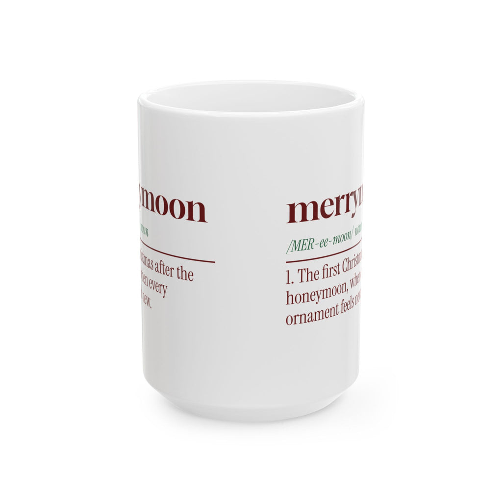 Christmas Coffee Mug Merrymoon Dictionary Definition Newlyweds