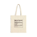 Funny Mom Christmas Tote Bag Mom Facts Nutrition Label