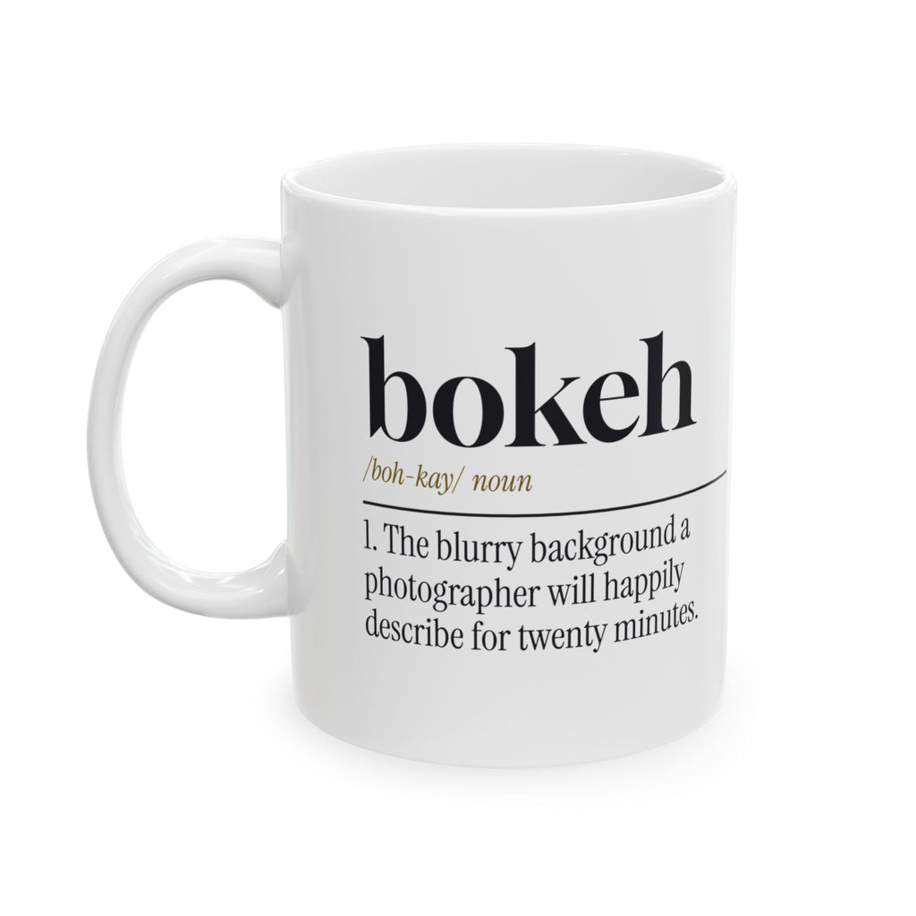 Funny Photography Coffee Mug Bokeh Dictionary Definition