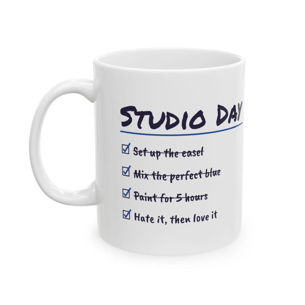 Funny Artist Coffee Mug Mix The Perfect Blue Hate It Love It
