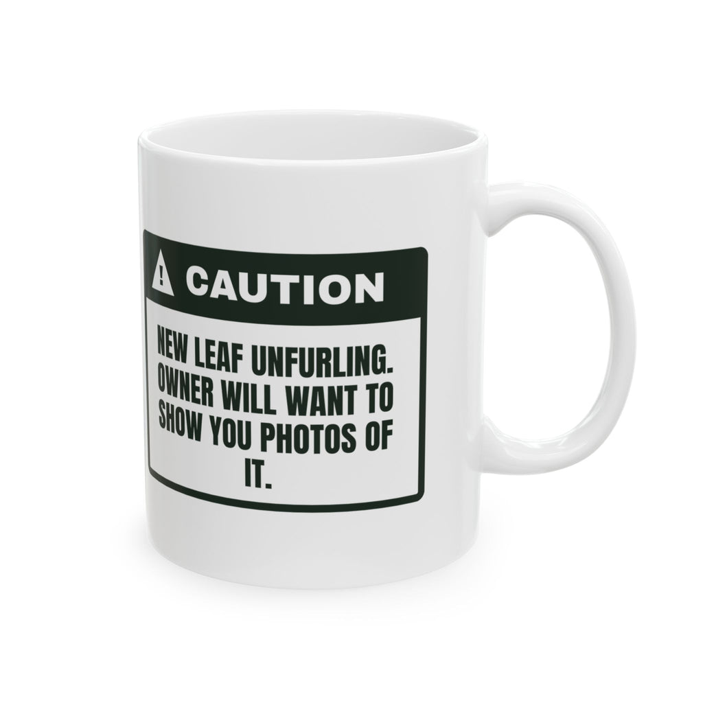 Funny Plant Lover Mug New Leaf Alert Photos Will Be Shown