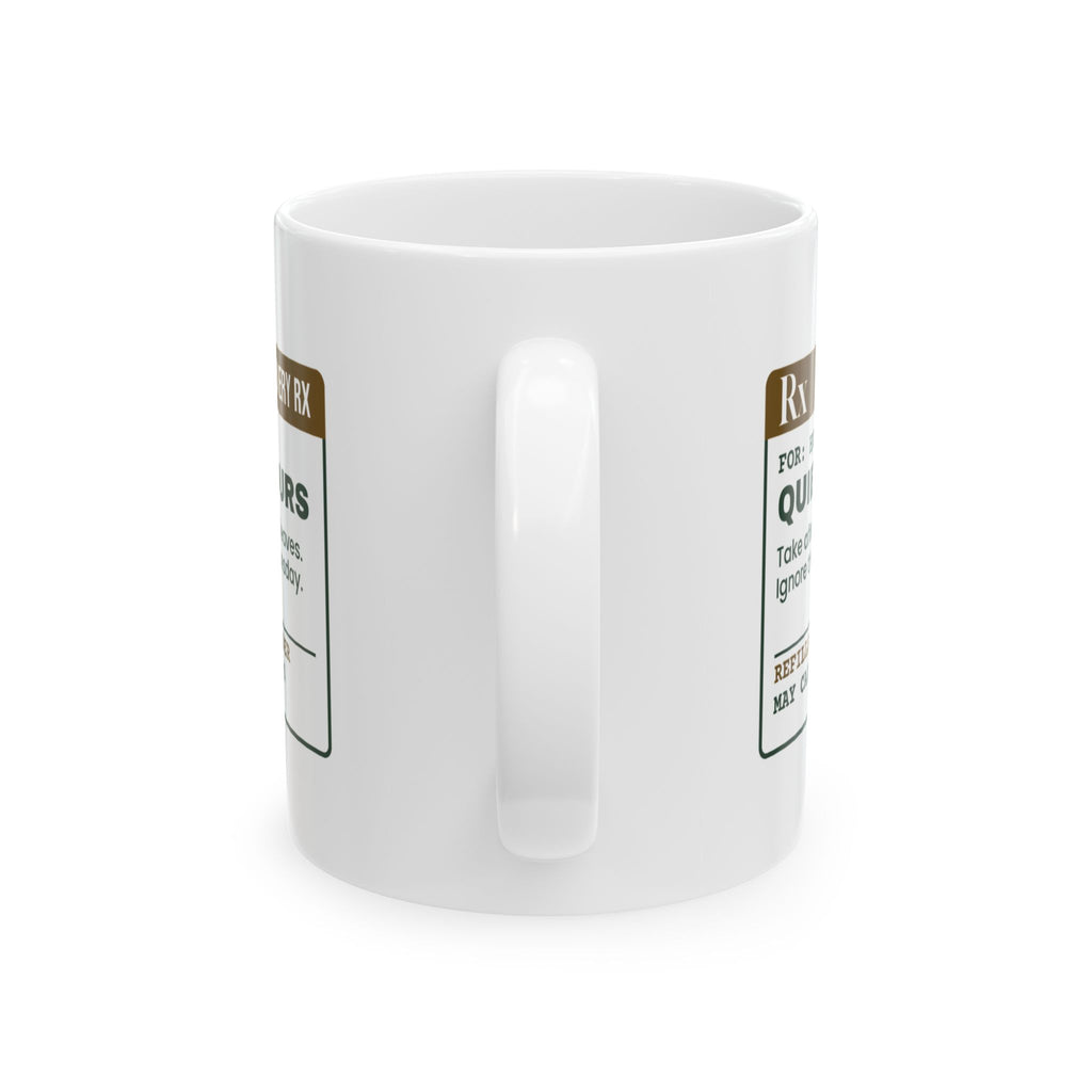 Funny Christmas Coffee Mug Quiet 12 Hours Prescription For Hosts