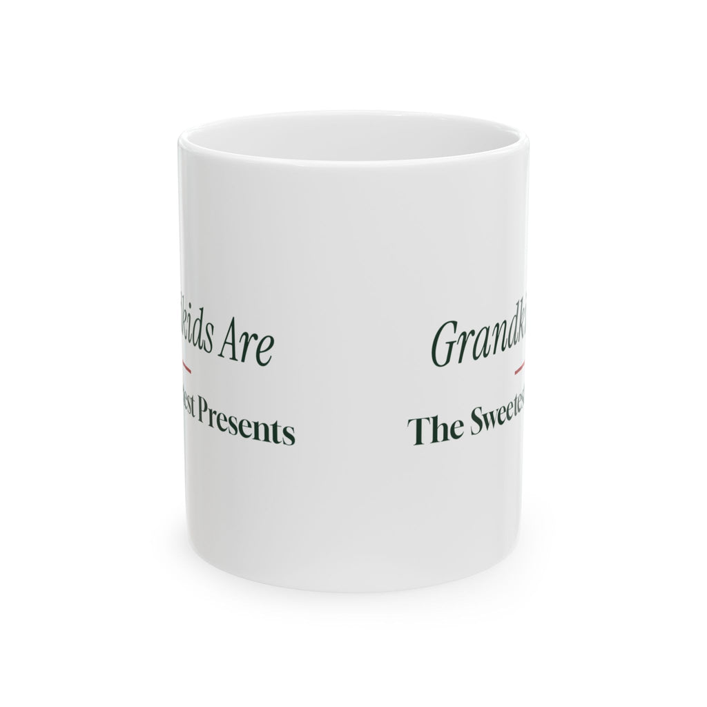 Christmas Coffee Mug For Grandparents Grandkids Are The Sweetest Presents