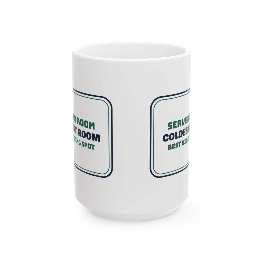 Funny IT Support Coffee Mug Server Room Hiding Spot For Sysadmins