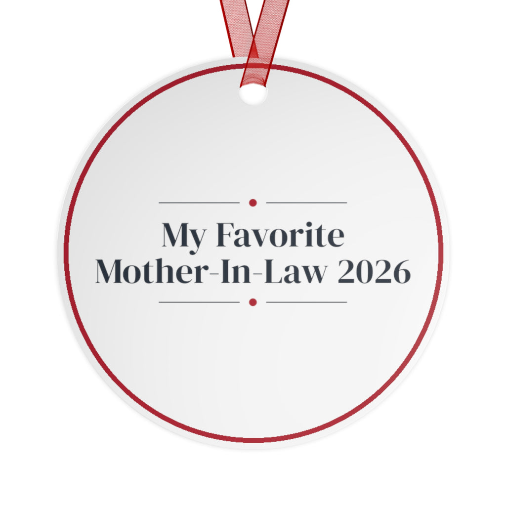 Christmas Ornament My Favorite Mother-In-Law 2026 Keepsake