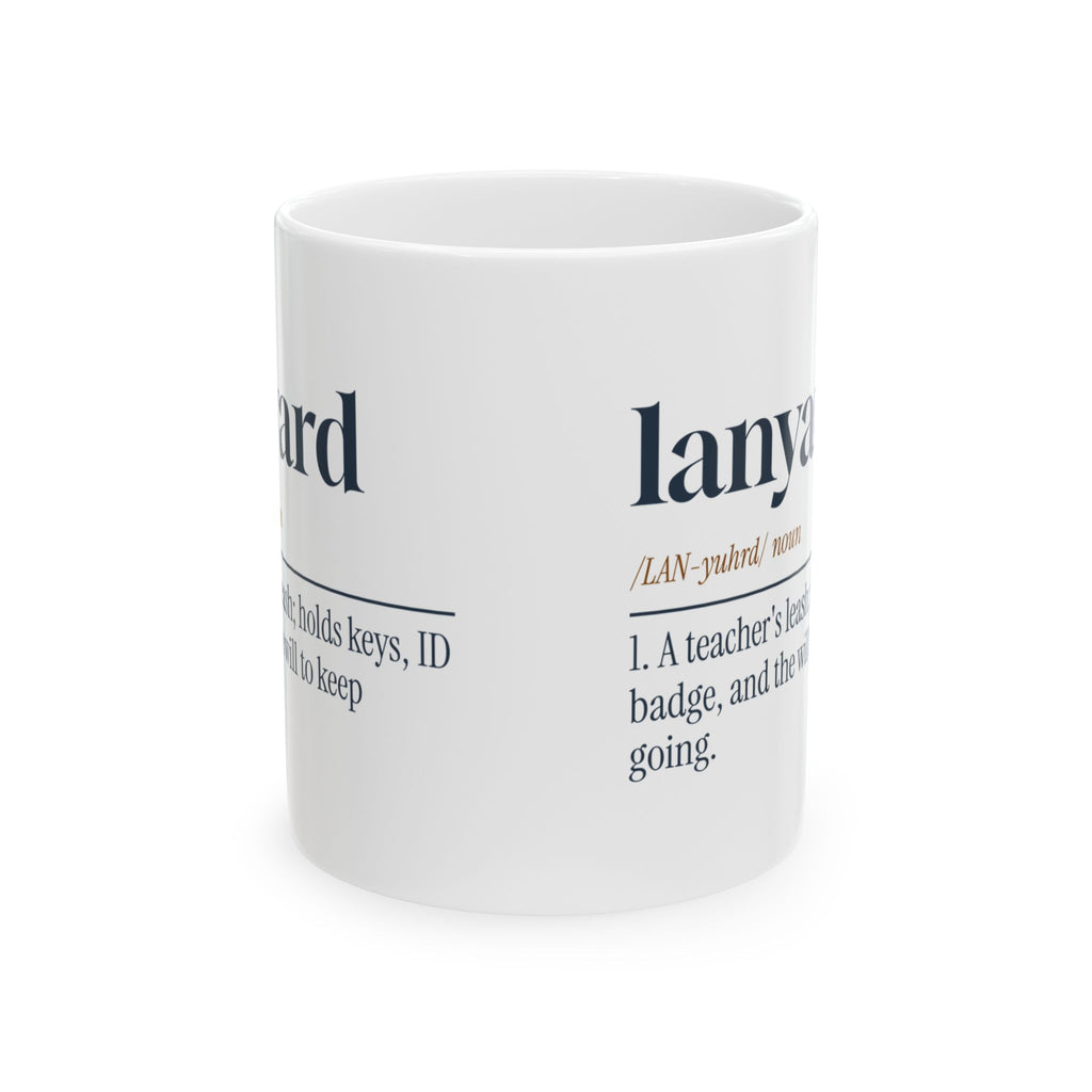 Funny Teacher Lanyard Coffee Mug Holds It All Together For Teachers