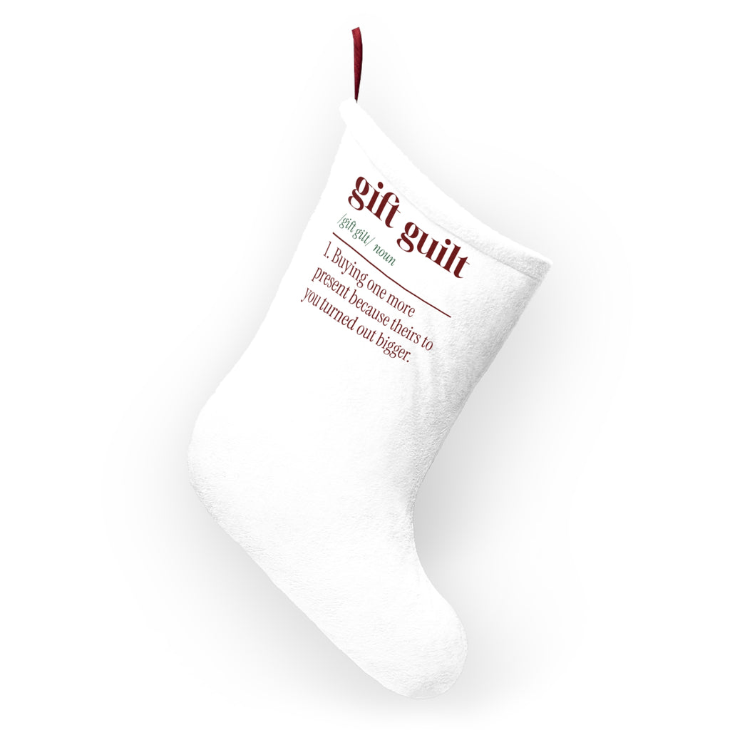 Funny Christmas Shopping Christmas Stocking Buying One More Definition