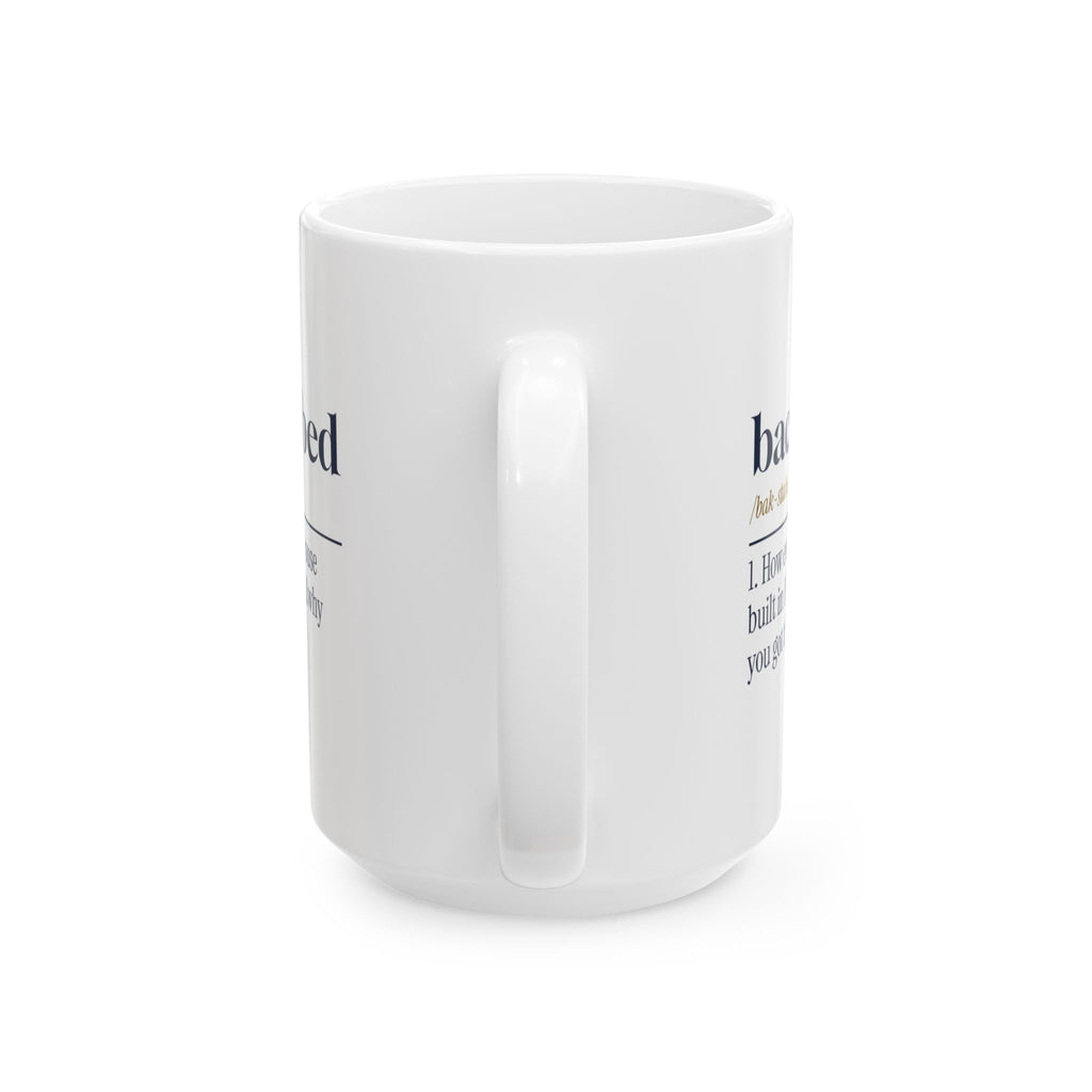 Funny Electrician Coffee Mug Backstabbed Definition For Electricians