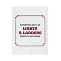 Funny Family Christmas Throw Blanket Dept Of Tangled Lights Matching Set