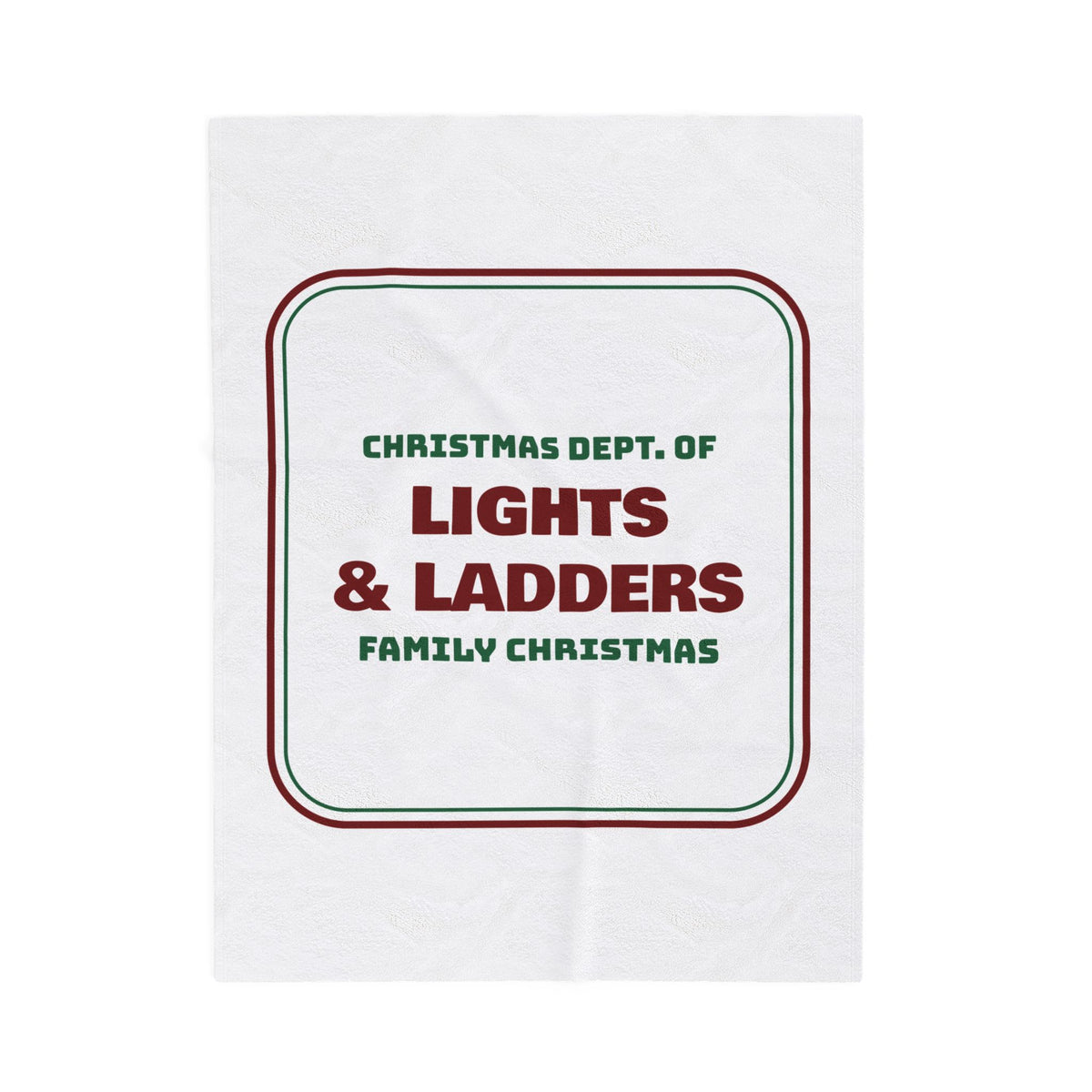 Funny Family Christmas Throw Blanket Dept Of Tangled Lights Matching Set