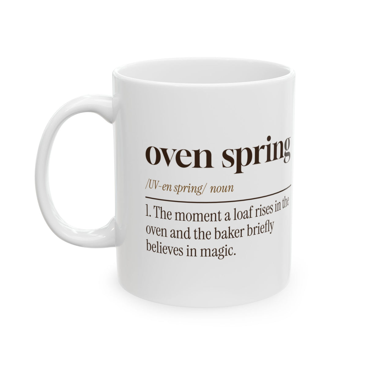 Baker Coffee Mug Oven Spring Dictionary Definition
