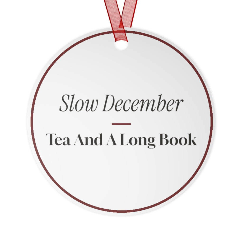 Christmas Ornament Slow December Tea And A Long Book For Homebodies