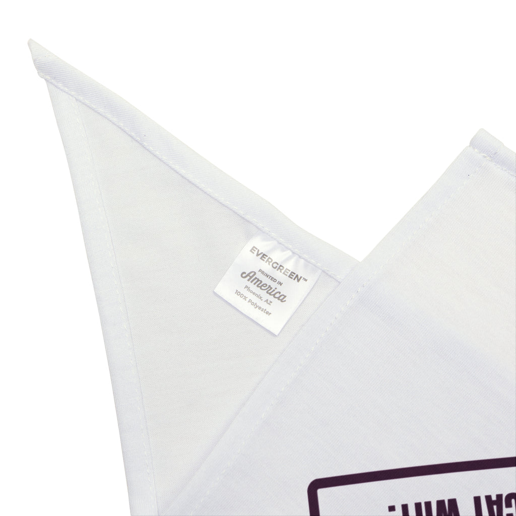 Funny Cat Christmas Dog Bandana Tabletop Tree This Year Ask The Cat Why
