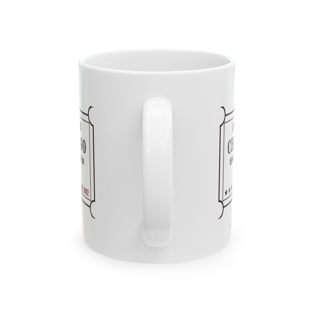 Reading Coffee Mug Departs After Dinner Late Night Book Lover Ticket